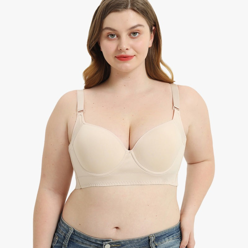 Push-Up Back Smoothing Bra - Black (Buy 1 Get 1 Free)